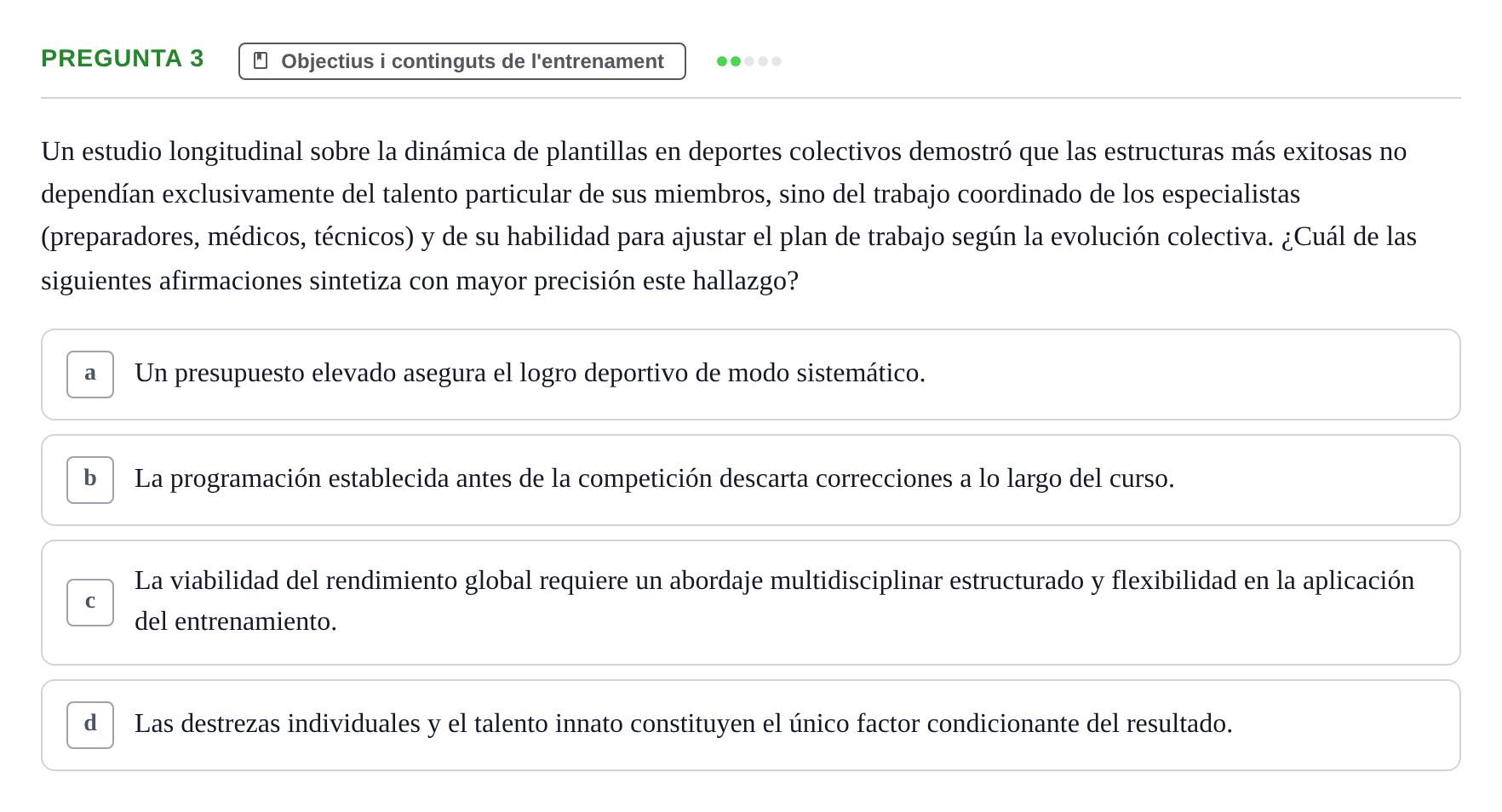 Enunciado: Pregunta 3