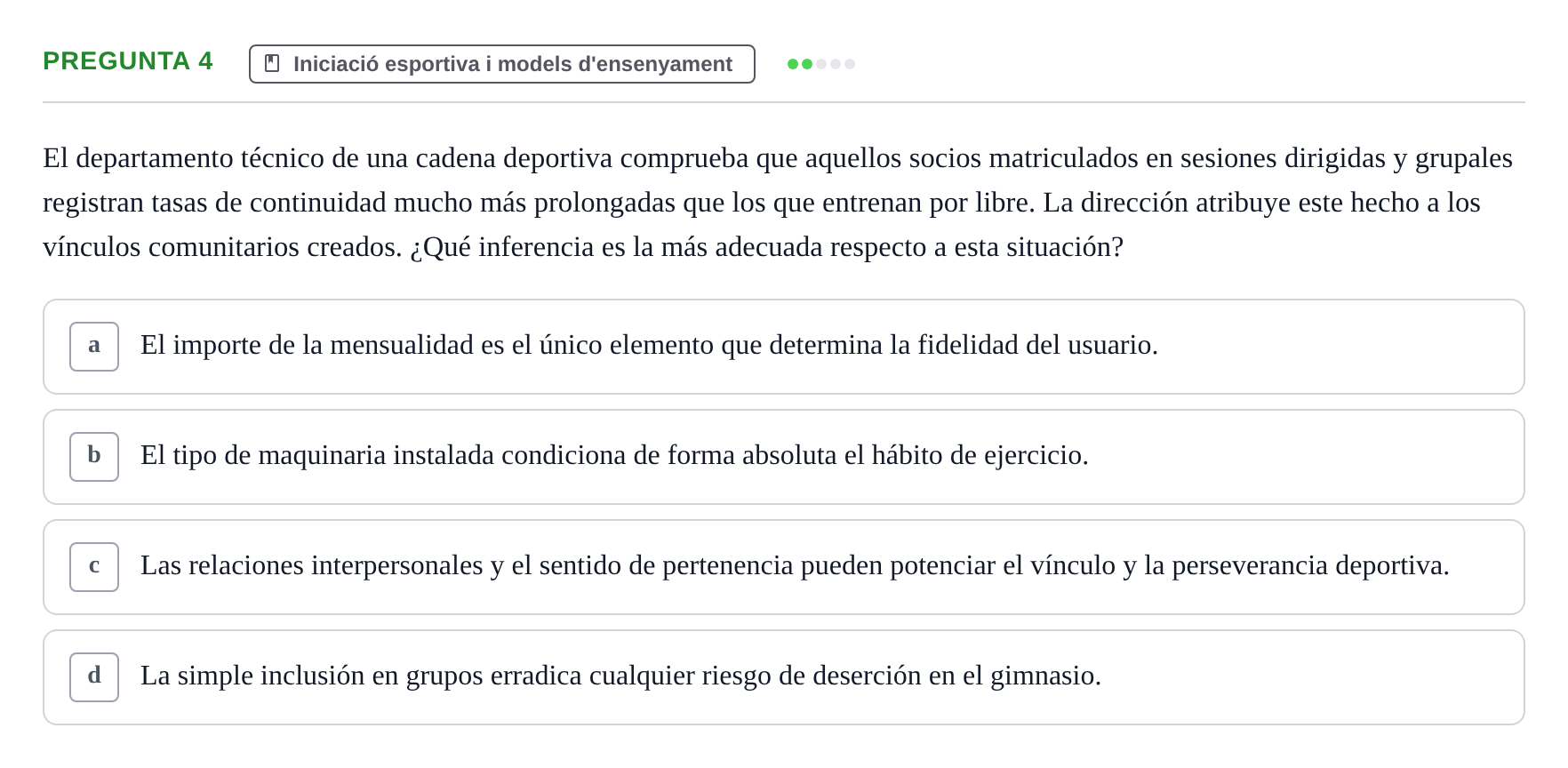 Enunciado: Pregunta 4