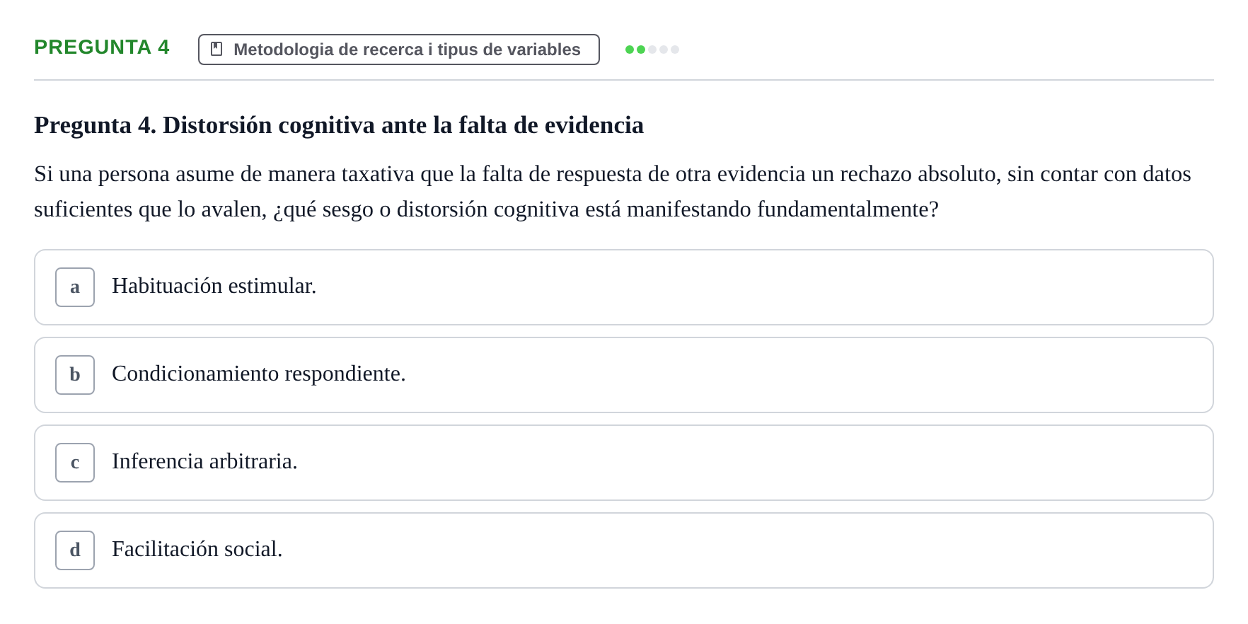 Enunciado: Pregunta 4