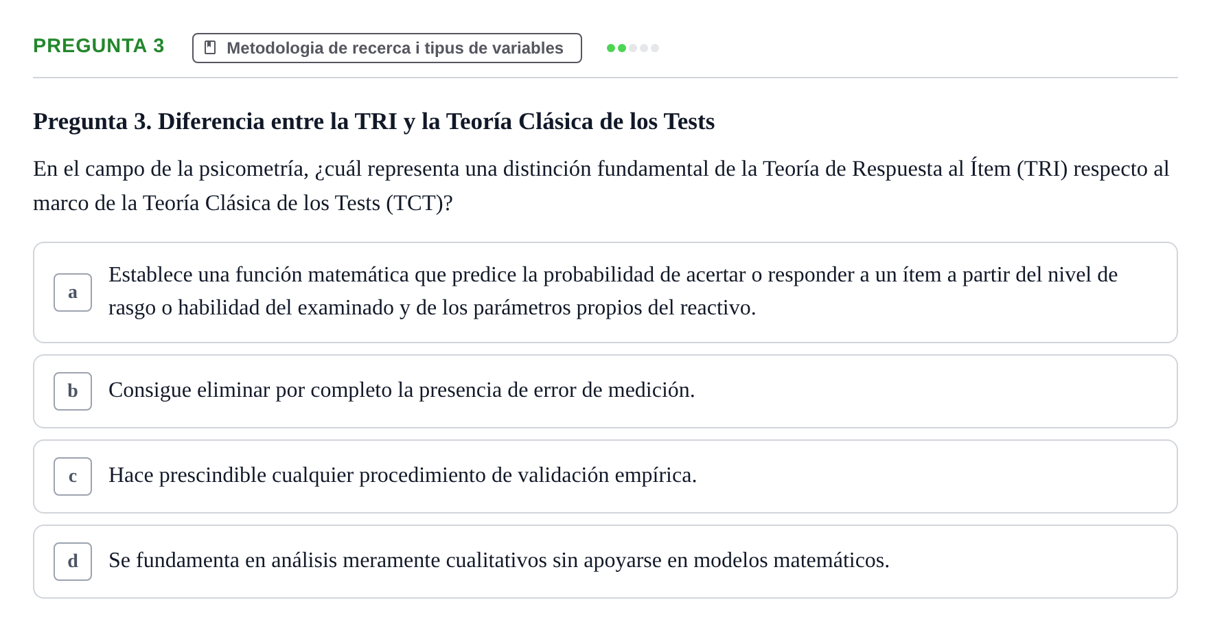 Enunciado: Pregunta 3