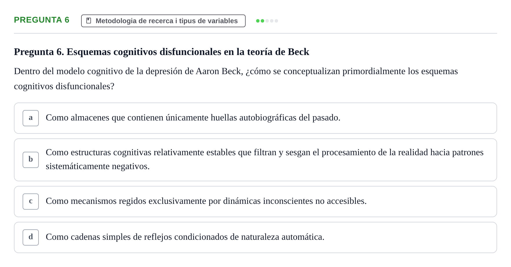 Enunciado: Pregunta 6