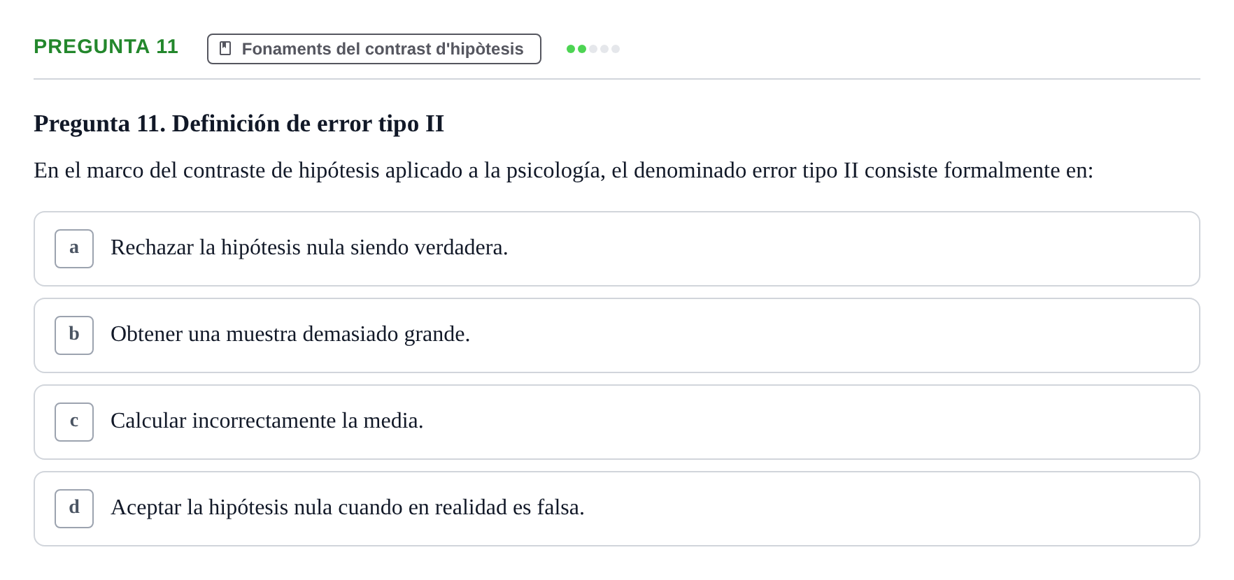 Enunciado: Pregunta 11