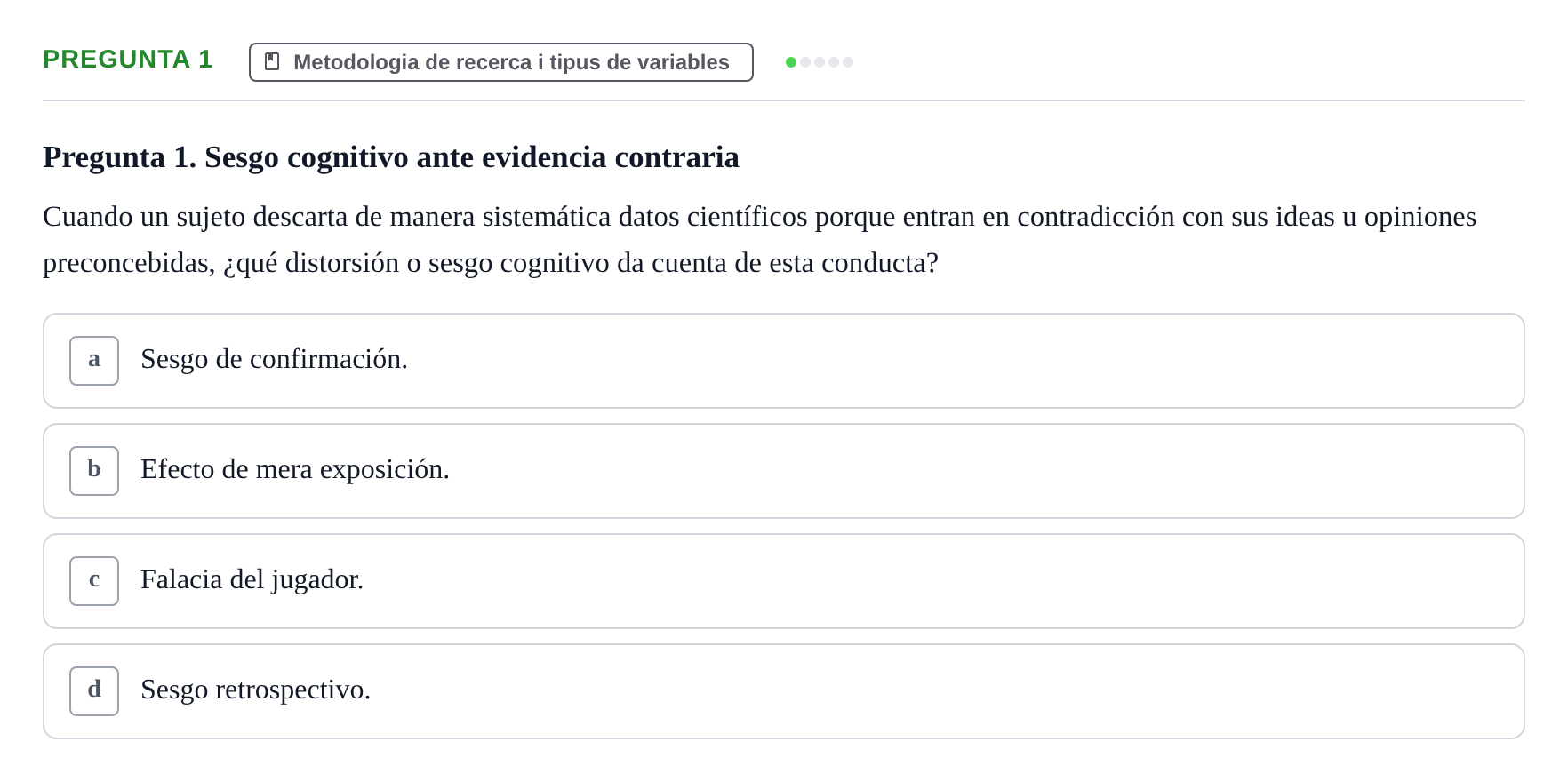 Enunciado: Pregunta 1