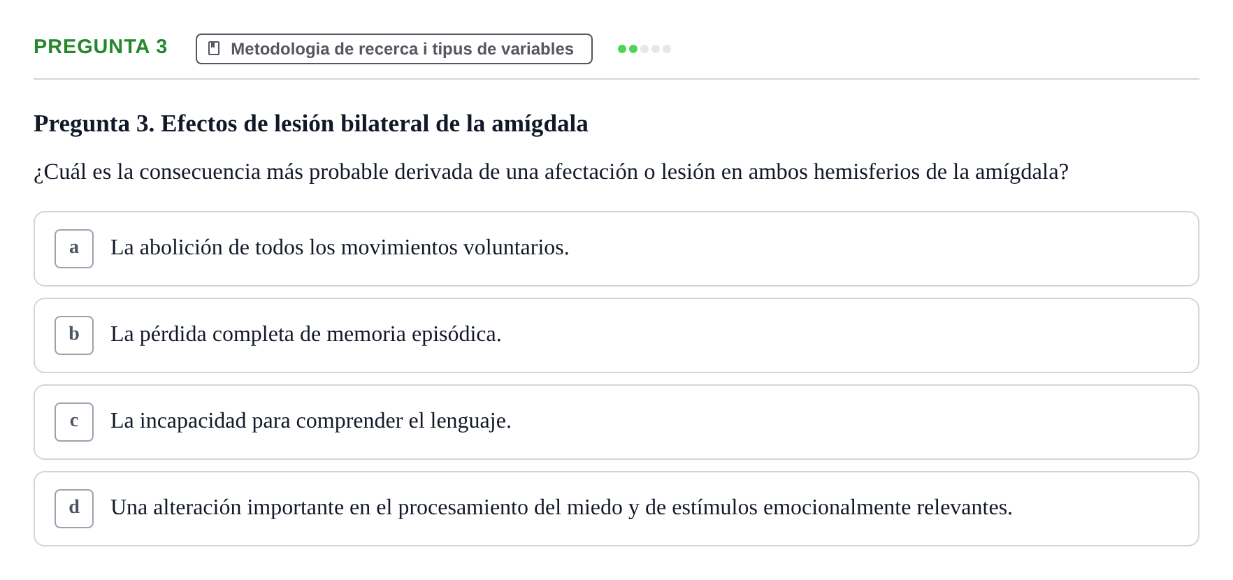Enunciado: Pregunta 3
