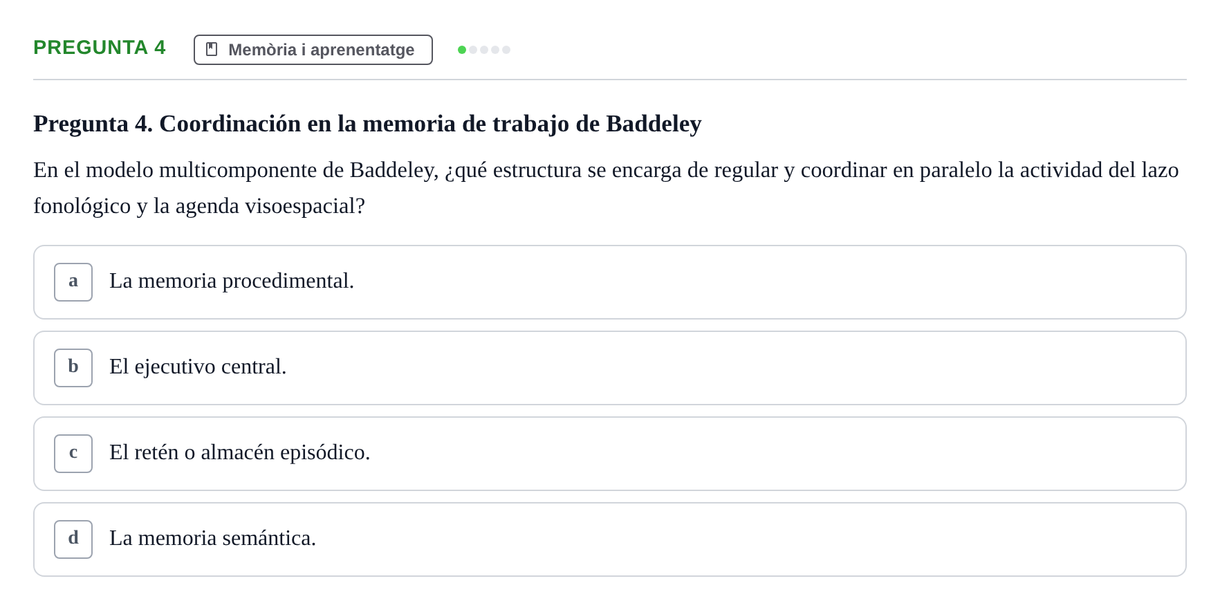 Enunciado: Pregunta 4