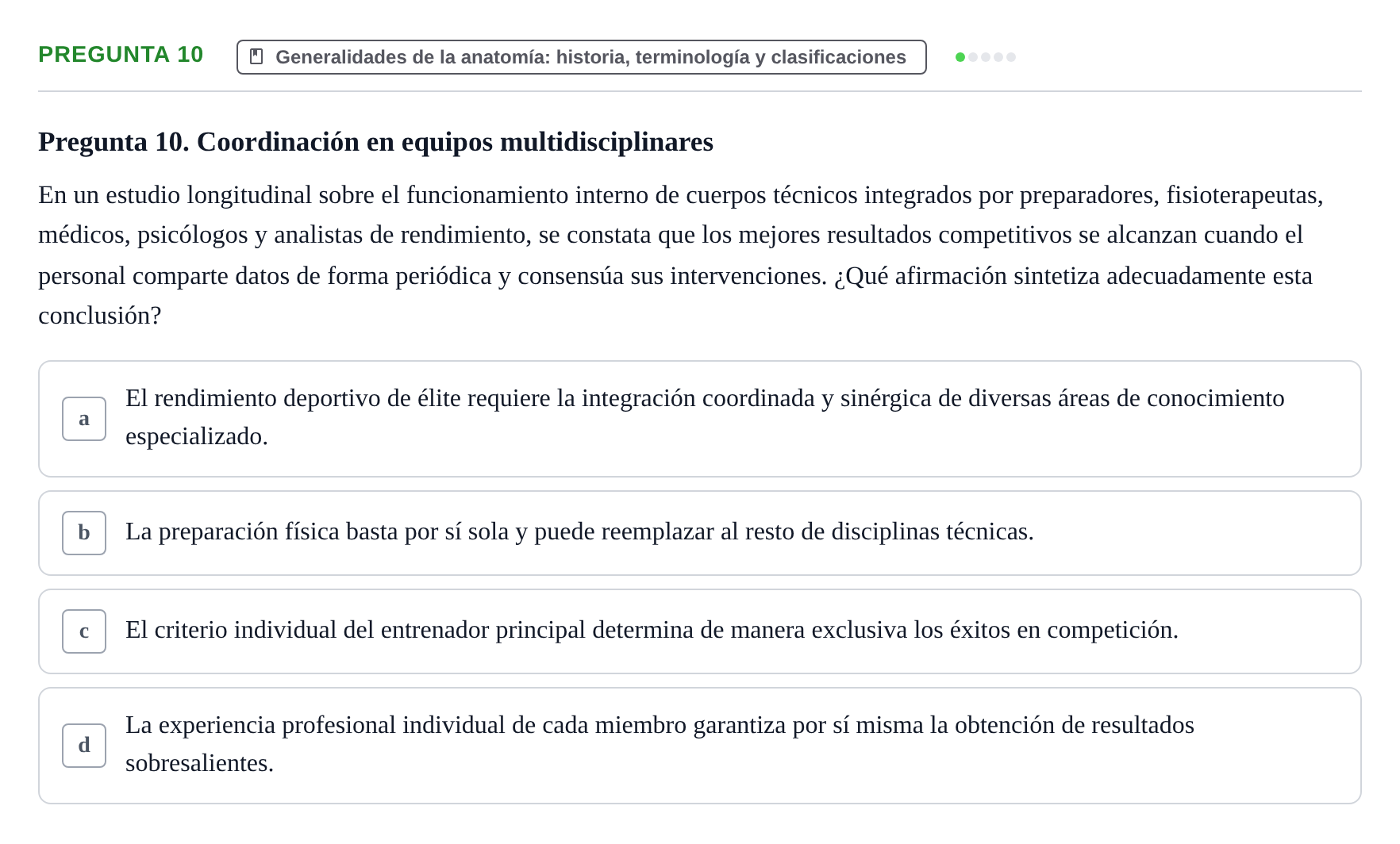 Enunciado: Pregunta 10