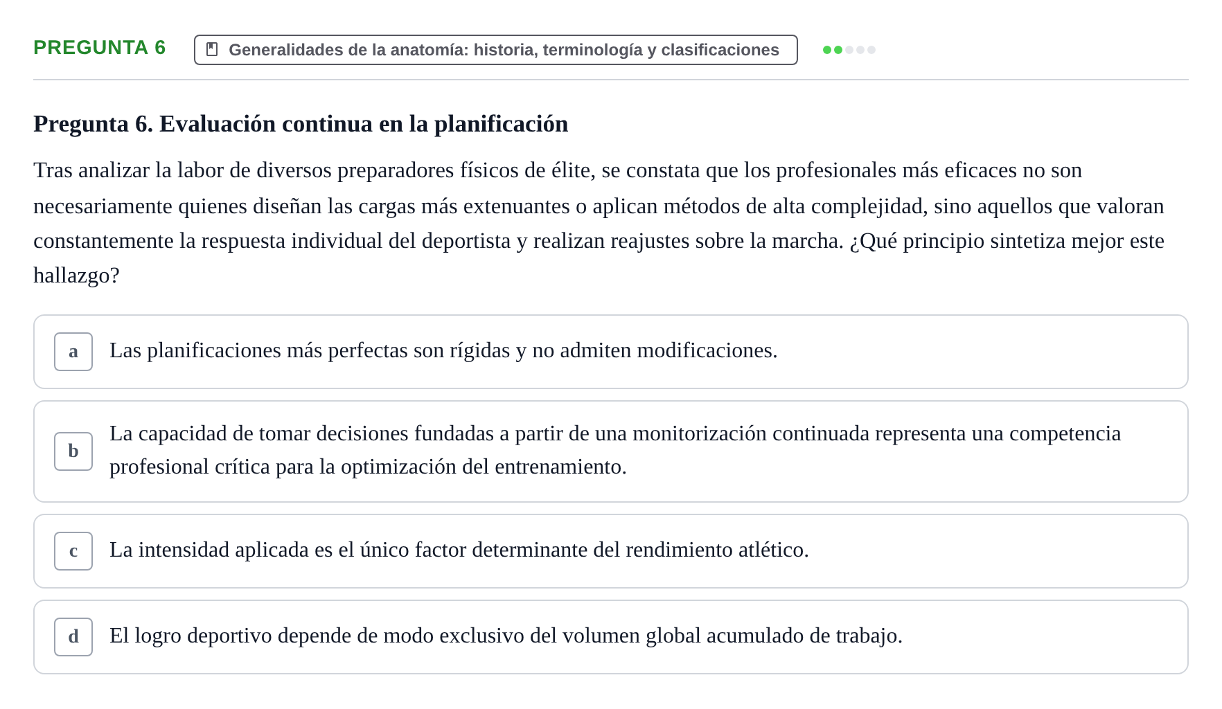 Enunciado: Pregunta 6