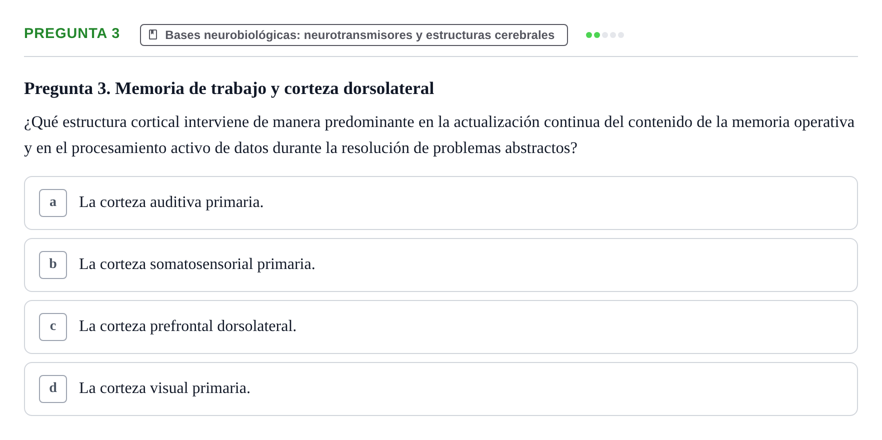 Enunciado: Pregunta 3