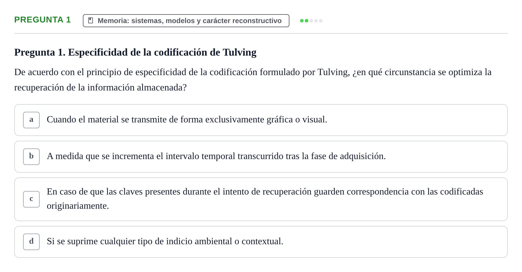Enunciado: Pregunta 1
