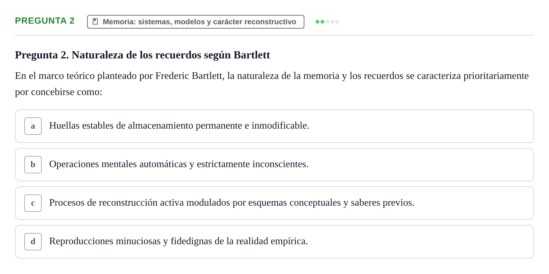 Enunciado: Pregunta 2