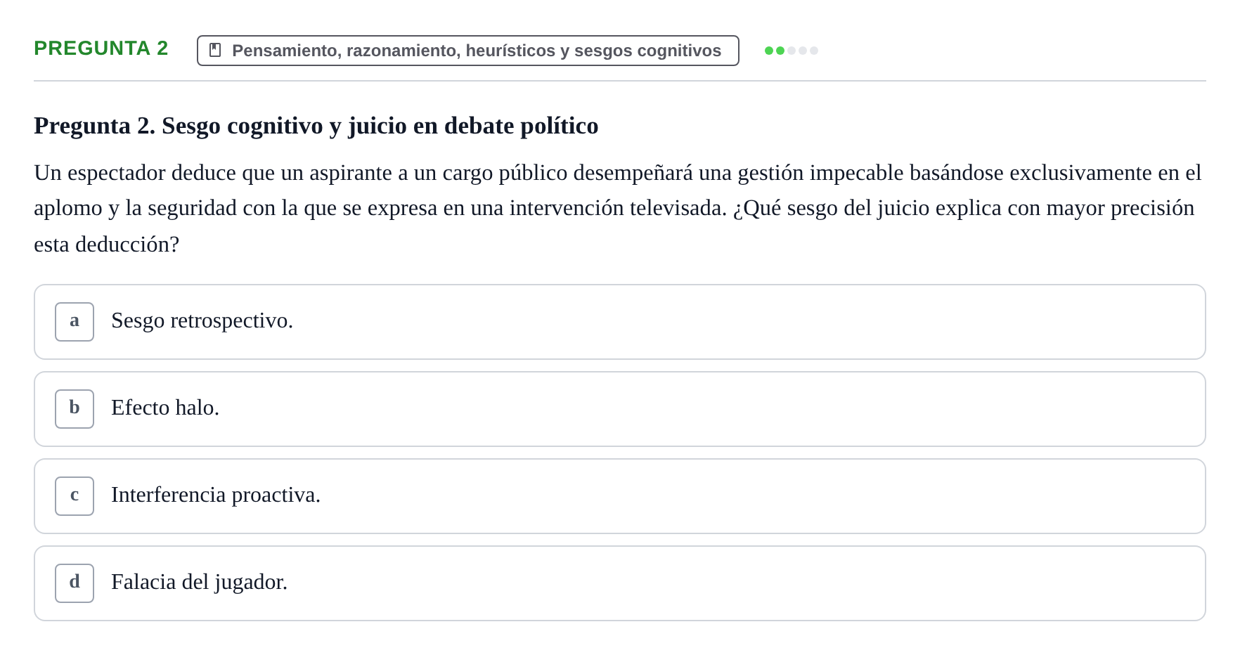 Enunciado: Pregunta 2