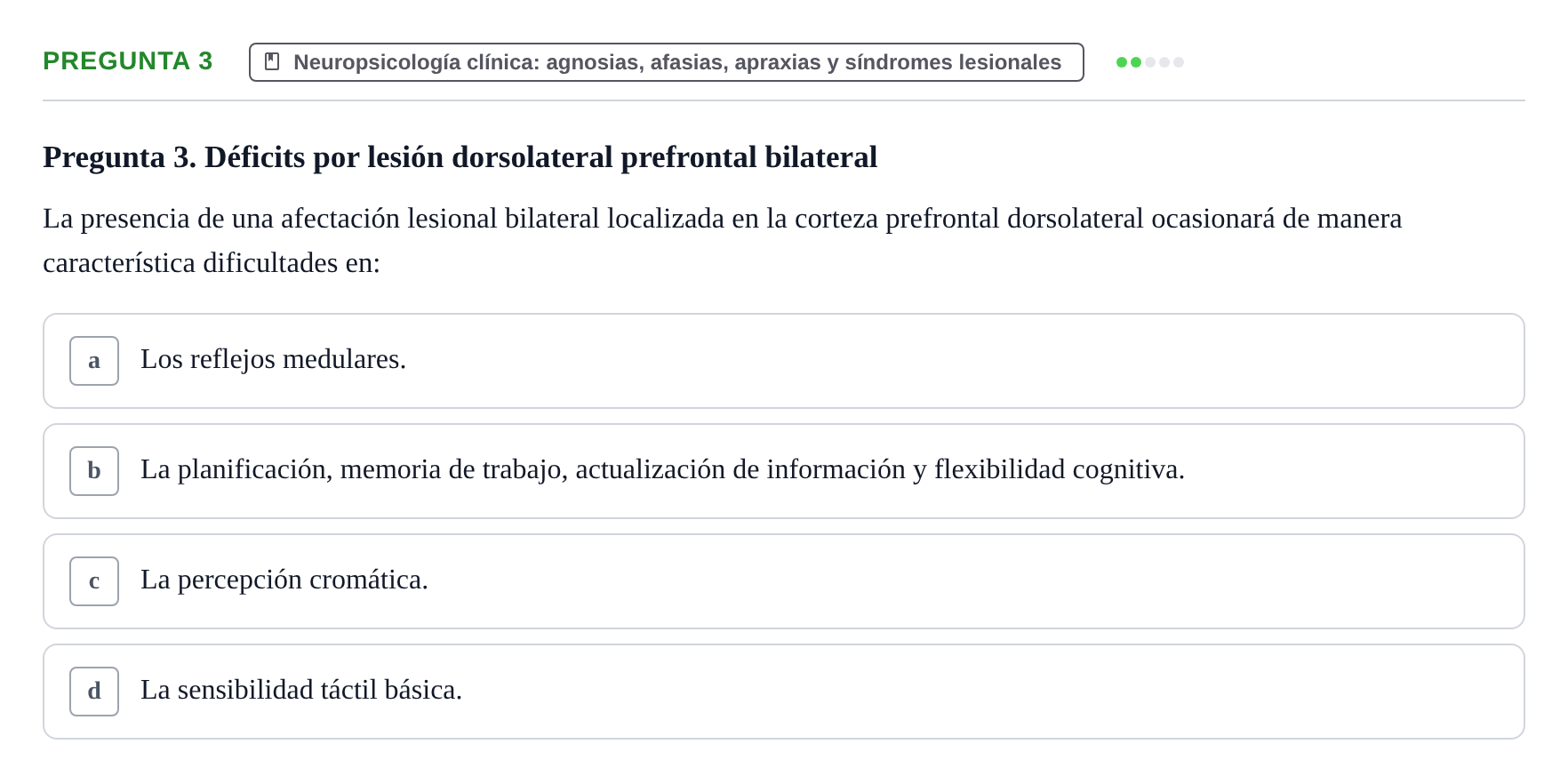 Enunciado: Pregunta 3