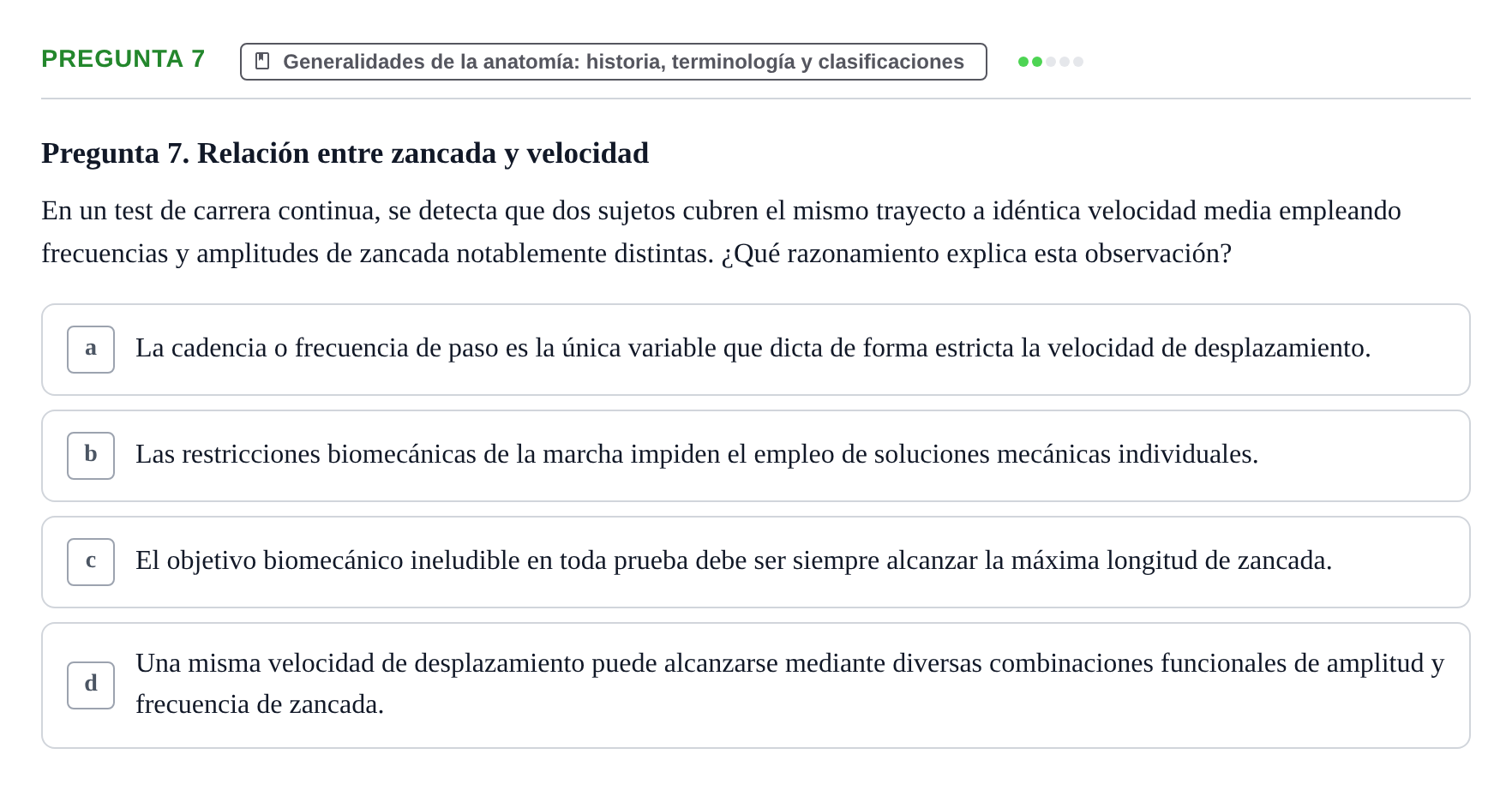 Enunciado: Pregunta 7