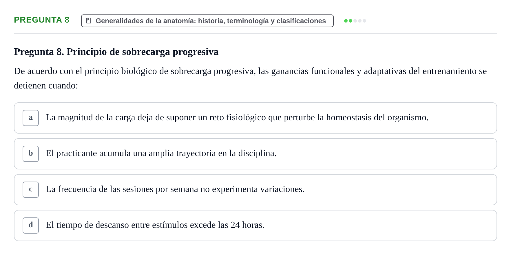 Enunciado: Pregunta 8