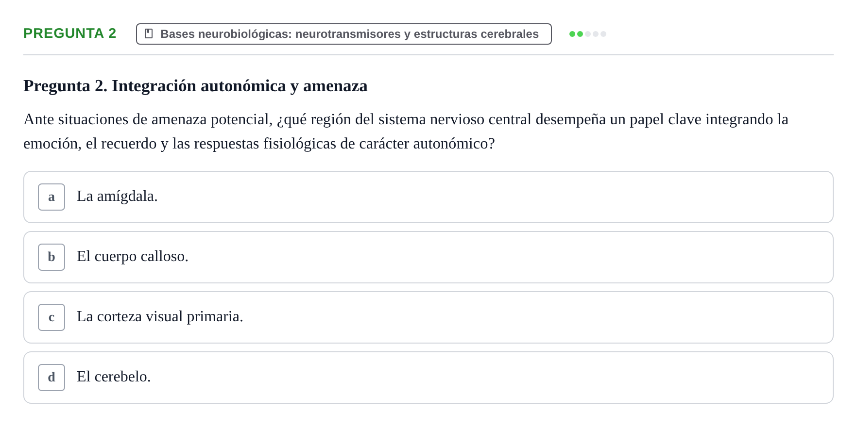 Enunciado: Pregunta 2