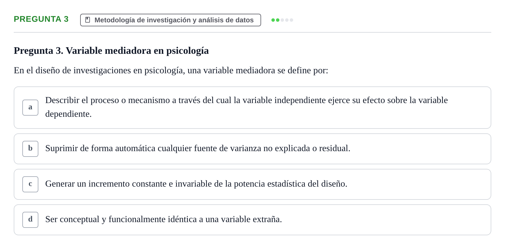 Enunciado: Pregunta 3