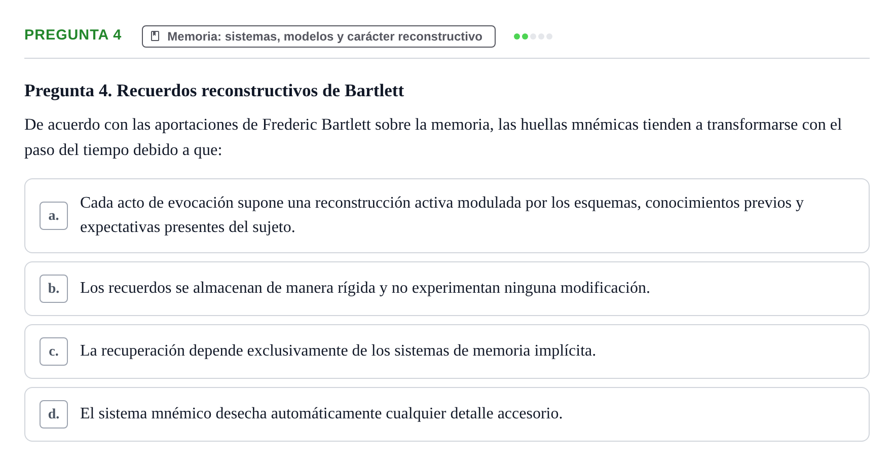 Enunciado: Pregunta 4