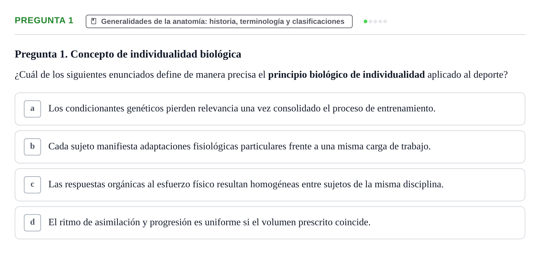 Enunciado: Pregunta 1