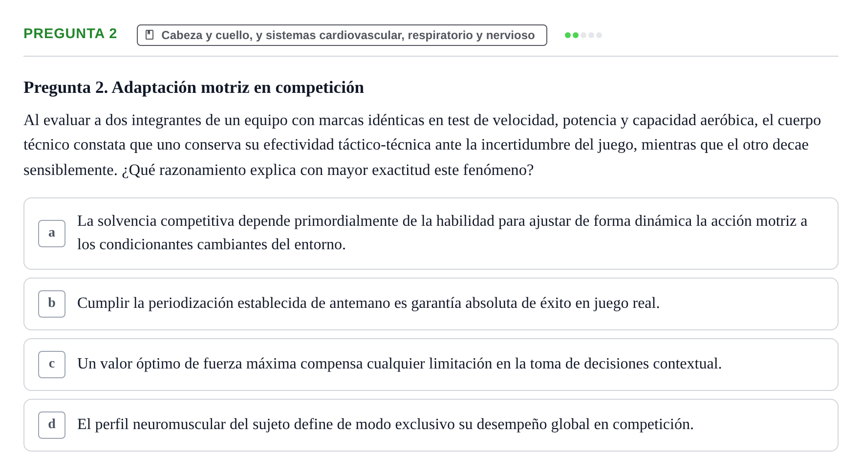 Enunciado: Pregunta 2