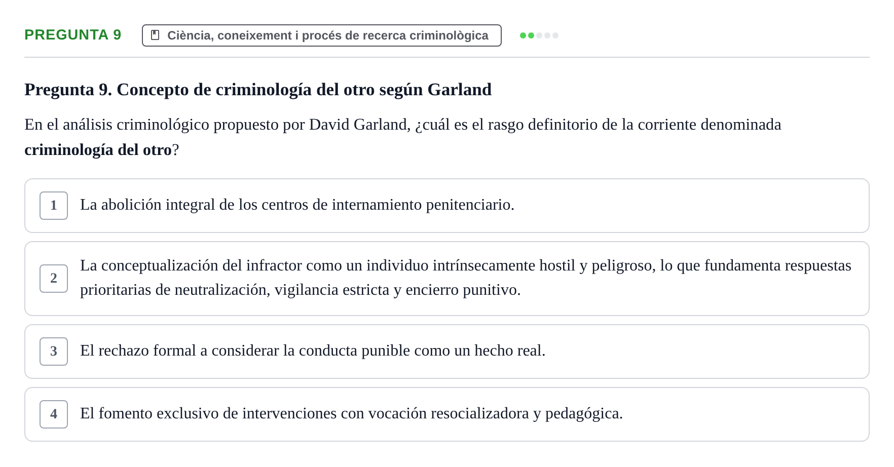 Enunciado: Pregunta 9