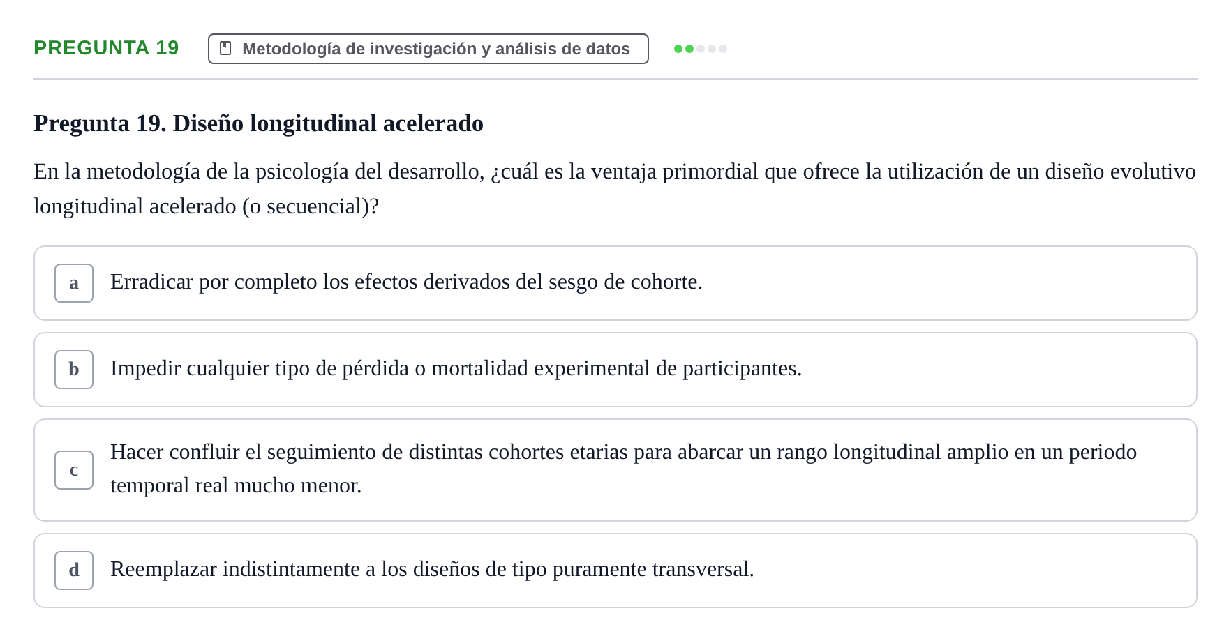 Enunciado: Pregunta 19