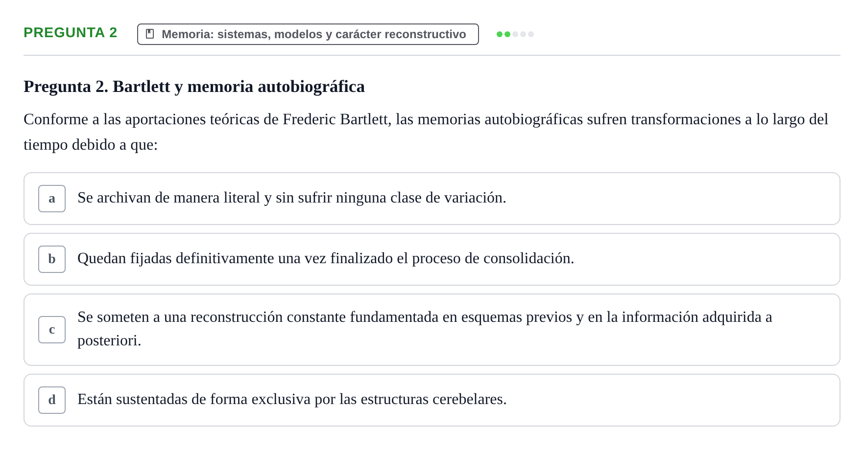 Enunciado: Pregunta 2
