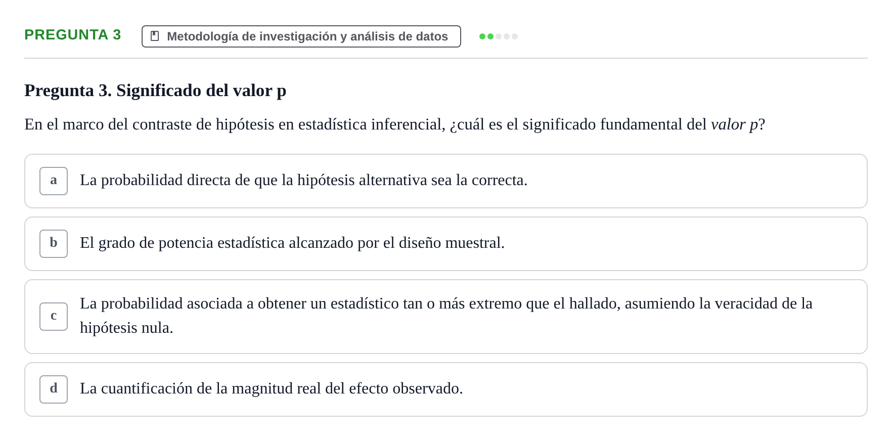 Enunciado: Pregunta 3