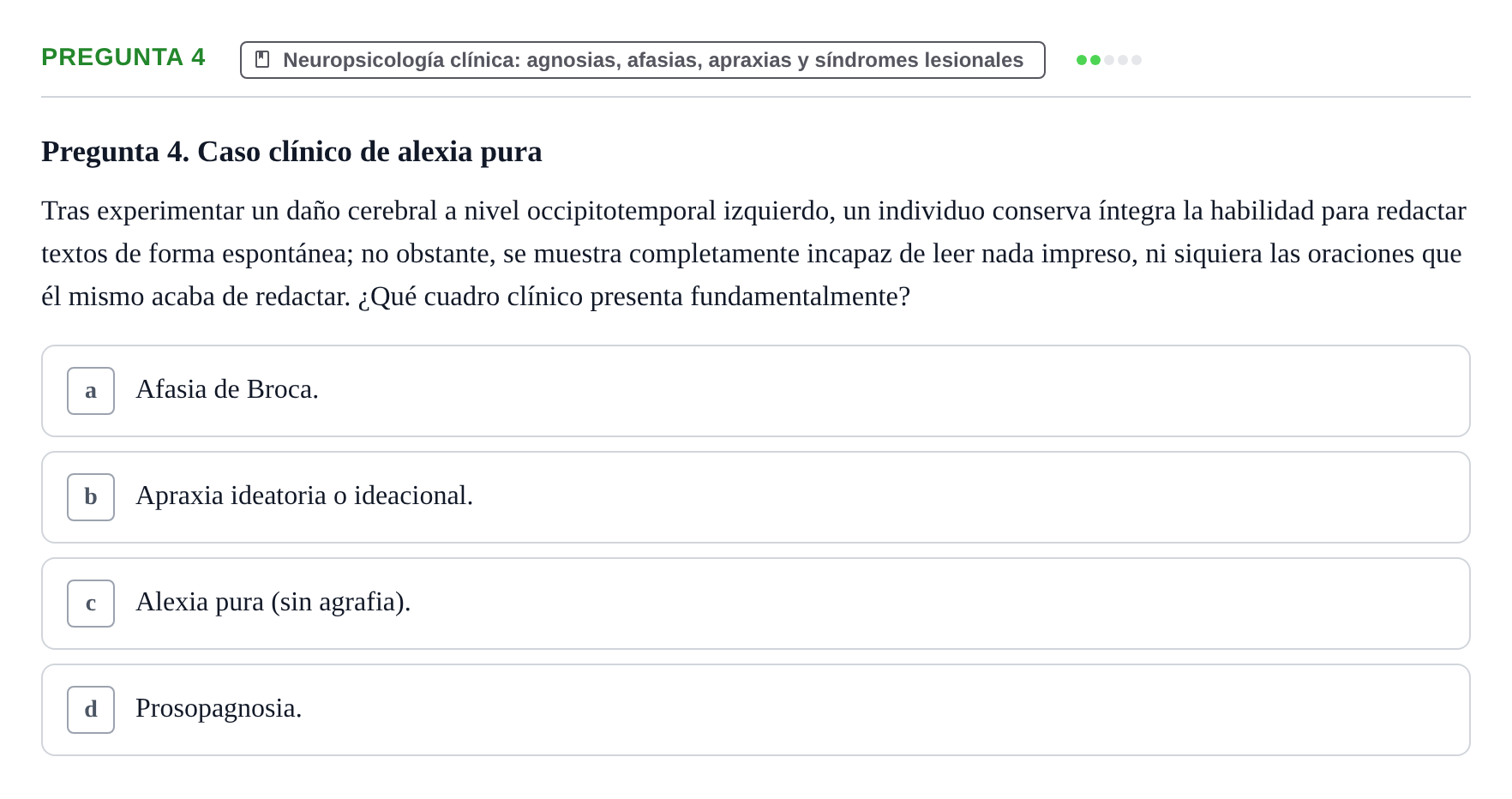 Enunciado: Pregunta 4