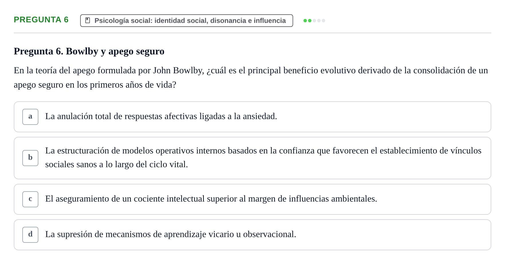 Enunciado: Pregunta 6