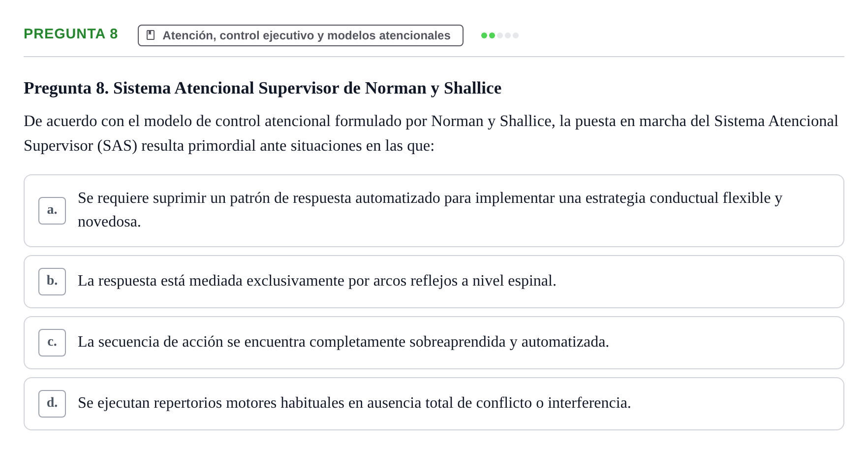 Enunciado: Pregunta 8