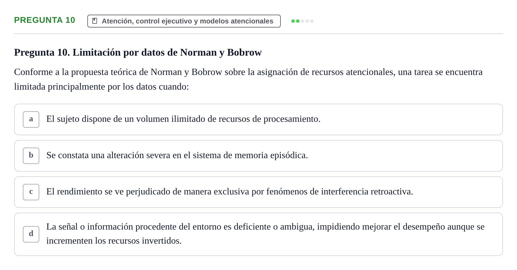Enunciado: Pregunta 10