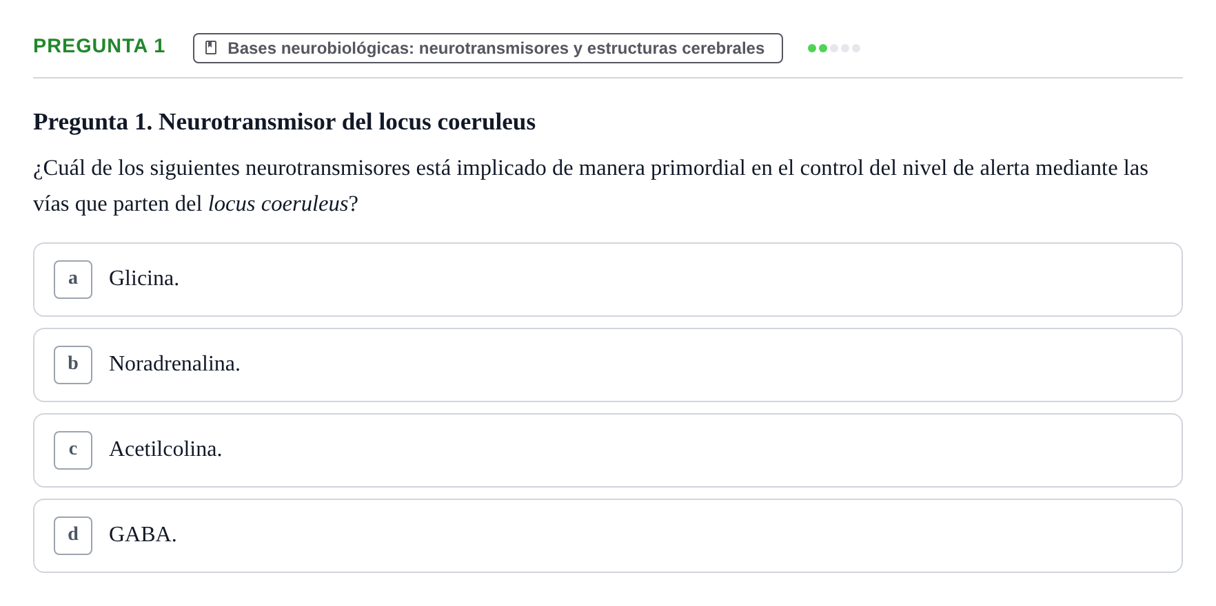 Enunciado: Pregunta 1