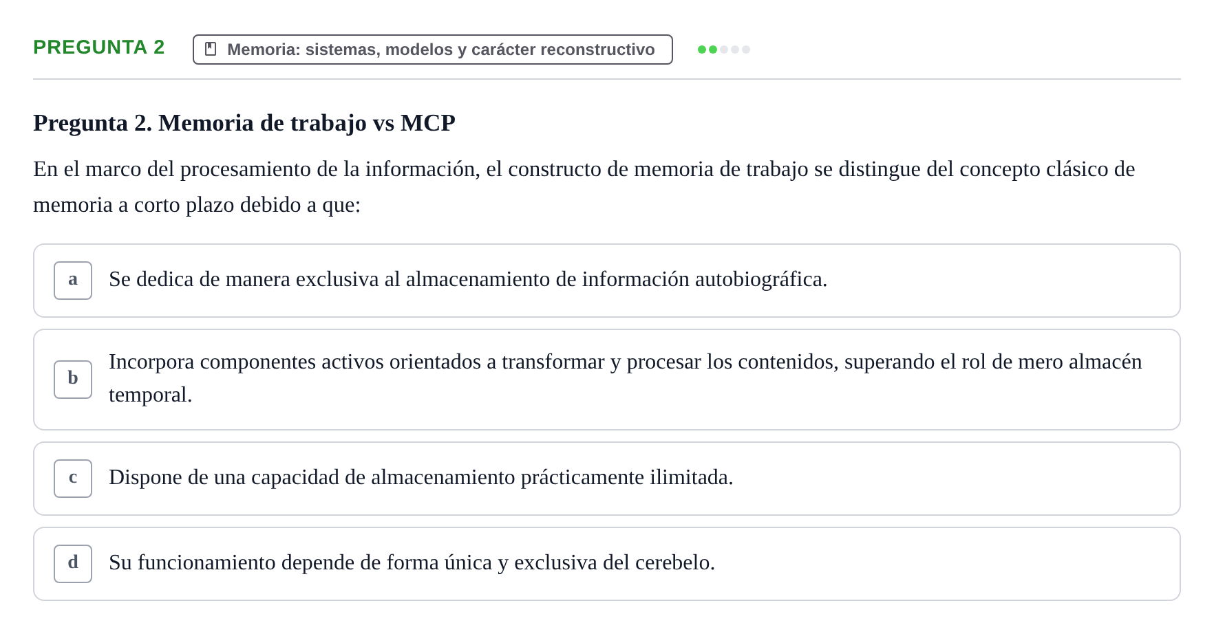 Enunciado: Pregunta 2