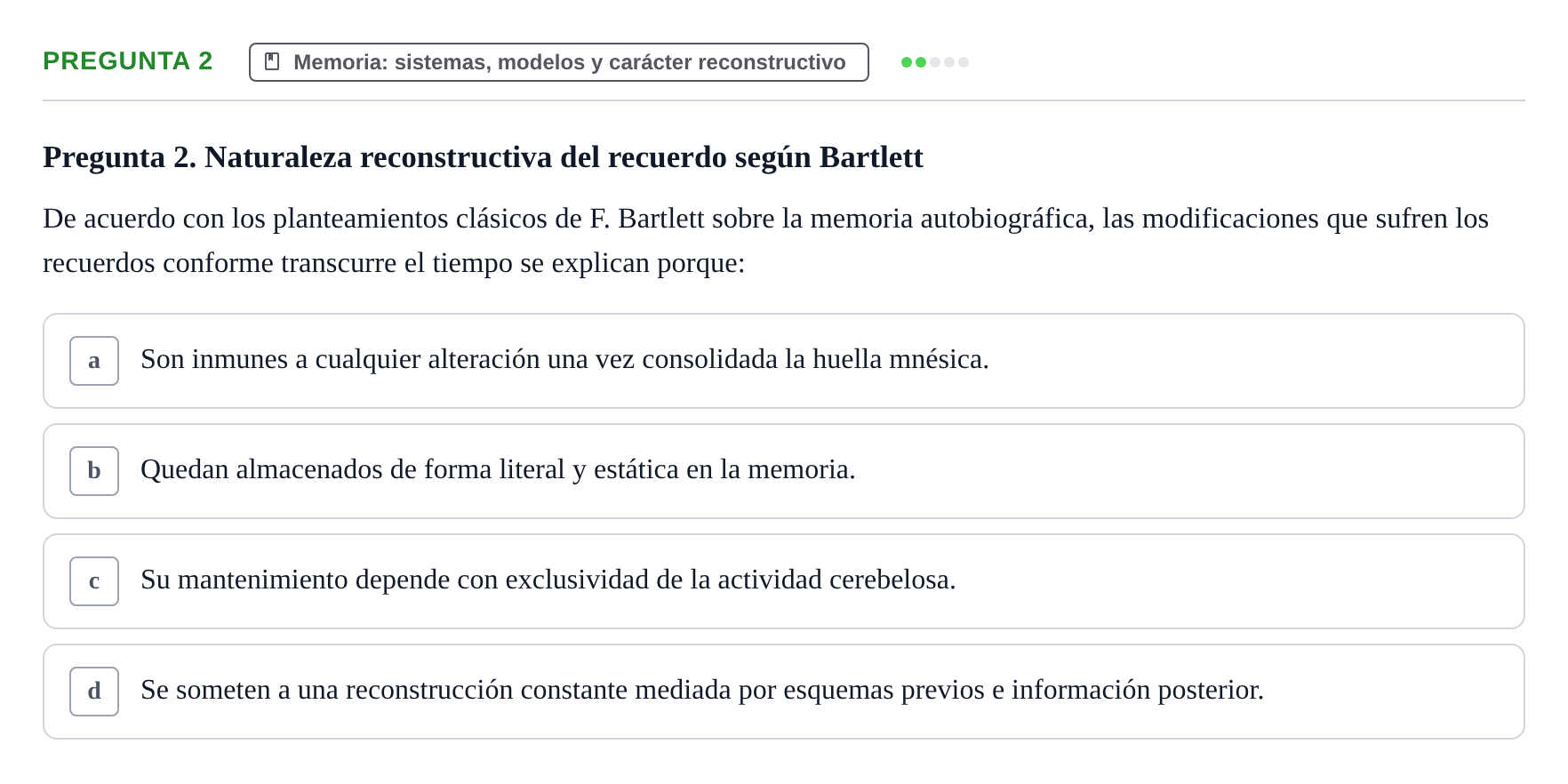Enunciado: Pregunta 2