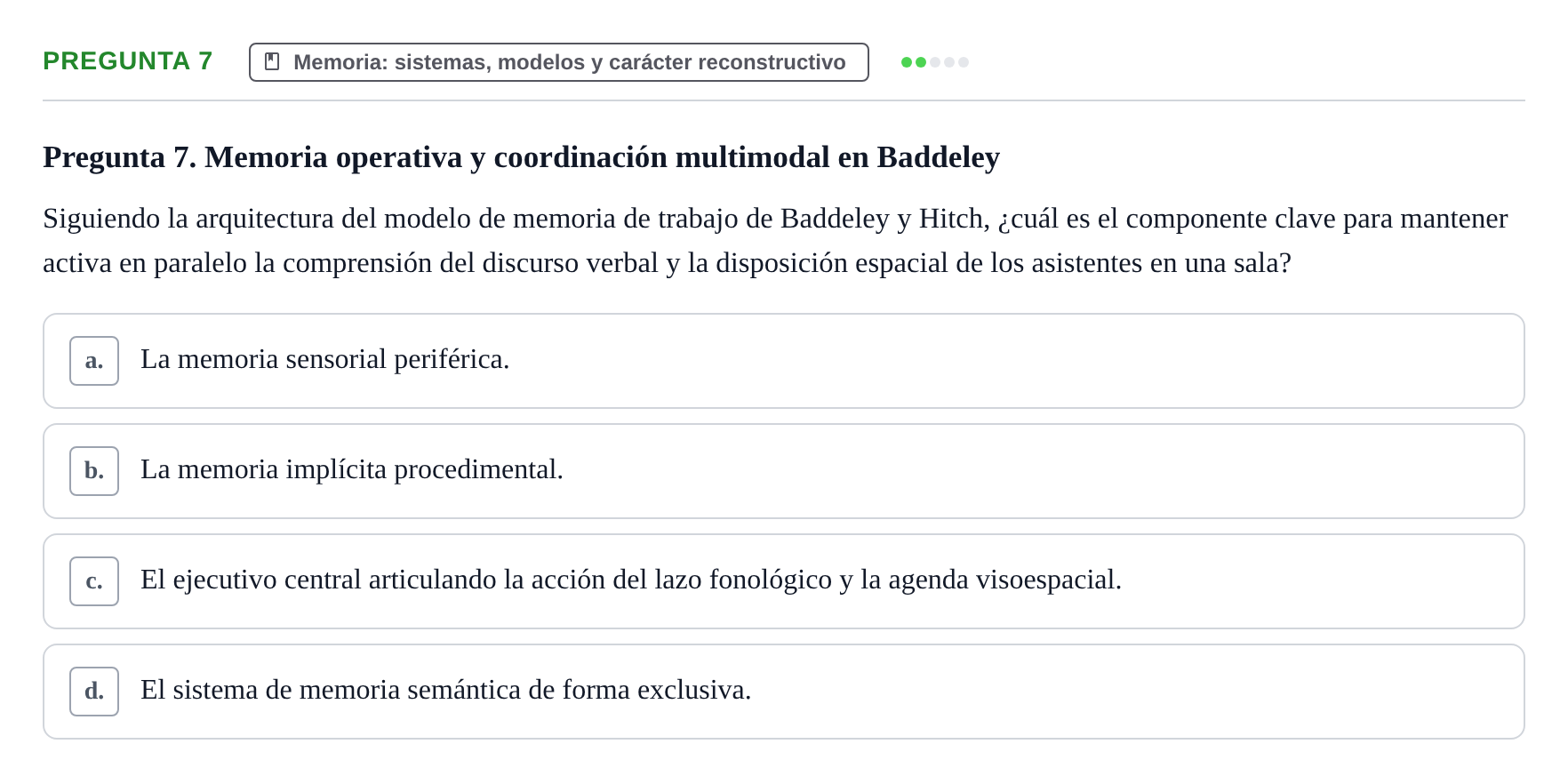 Enunciado: Pregunta 7