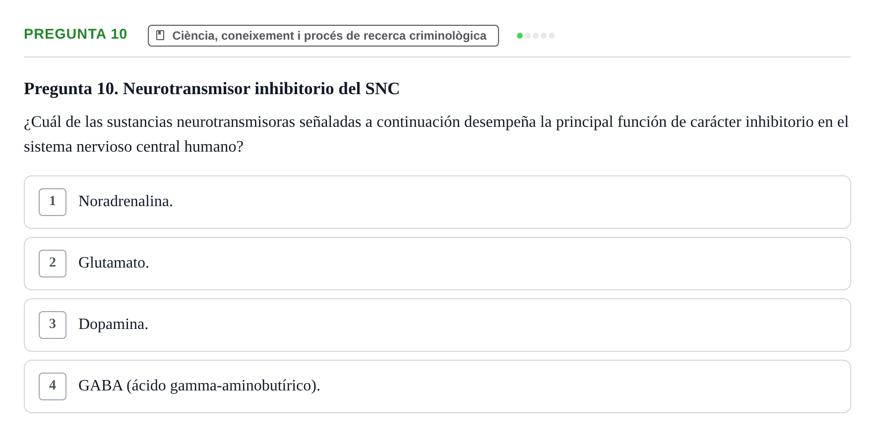 Enunciado: Pregunta 10