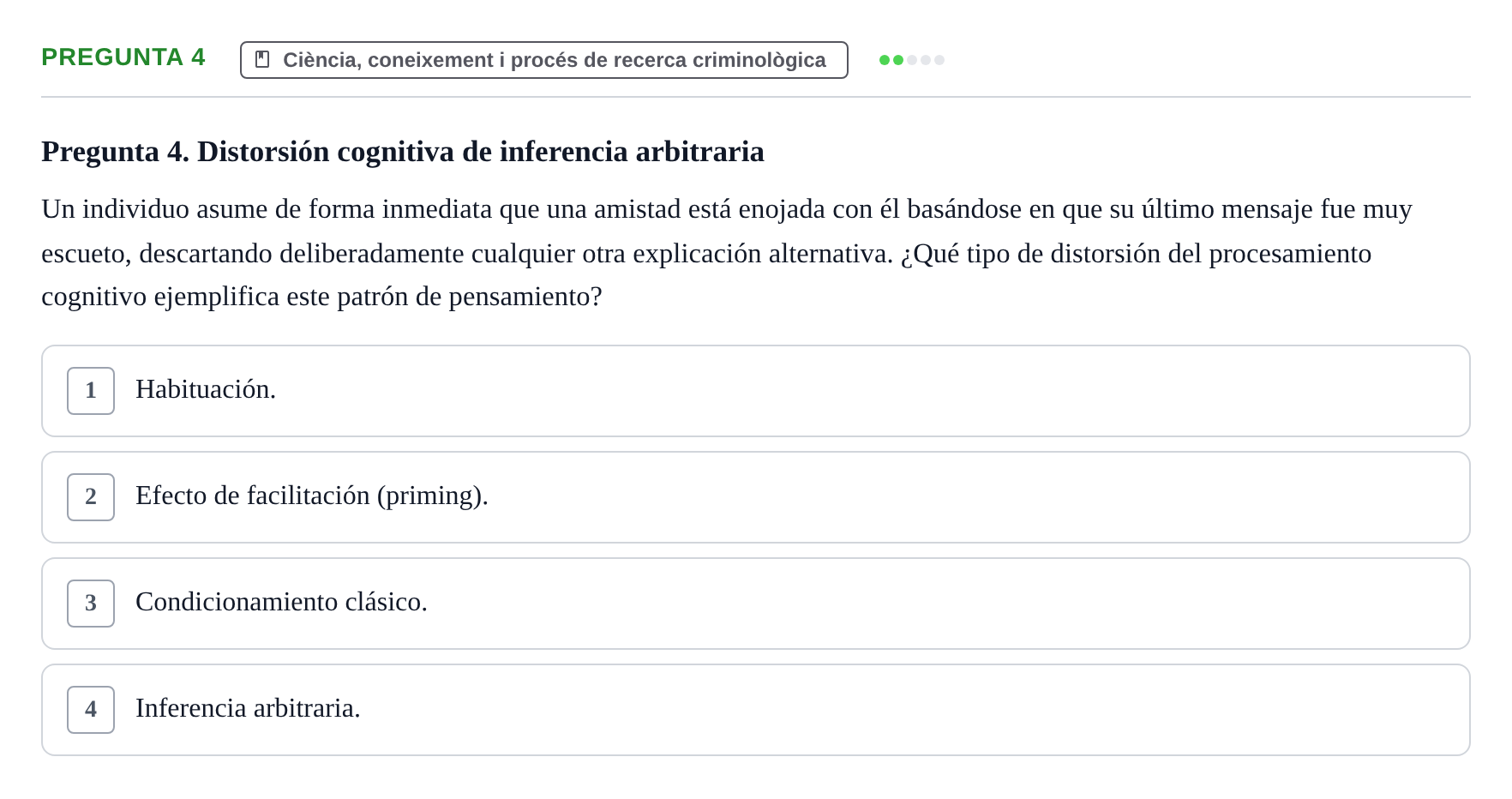 Enunciado: Pregunta 4