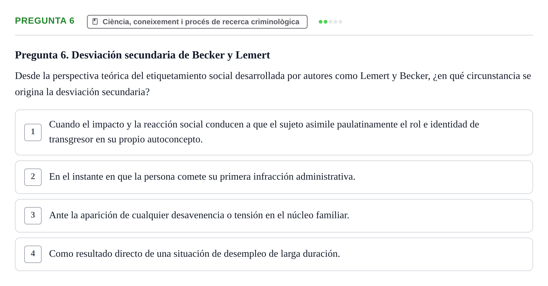 Enunciado: Pregunta 6