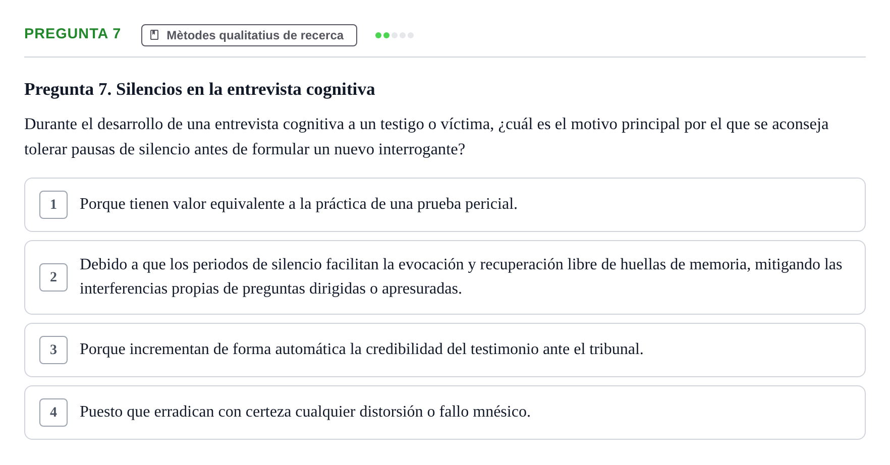 Enunciado: Pregunta 7