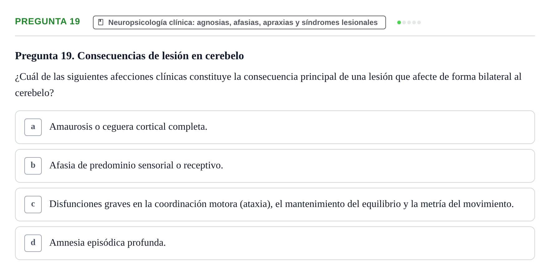 Enunciado: Pregunta 19