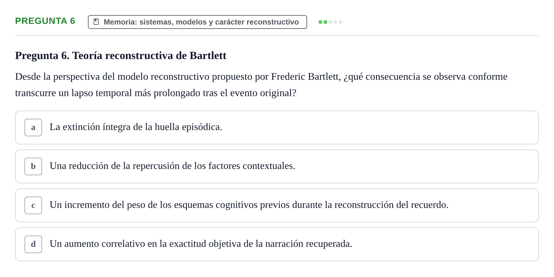 Enunciado: Pregunta 6