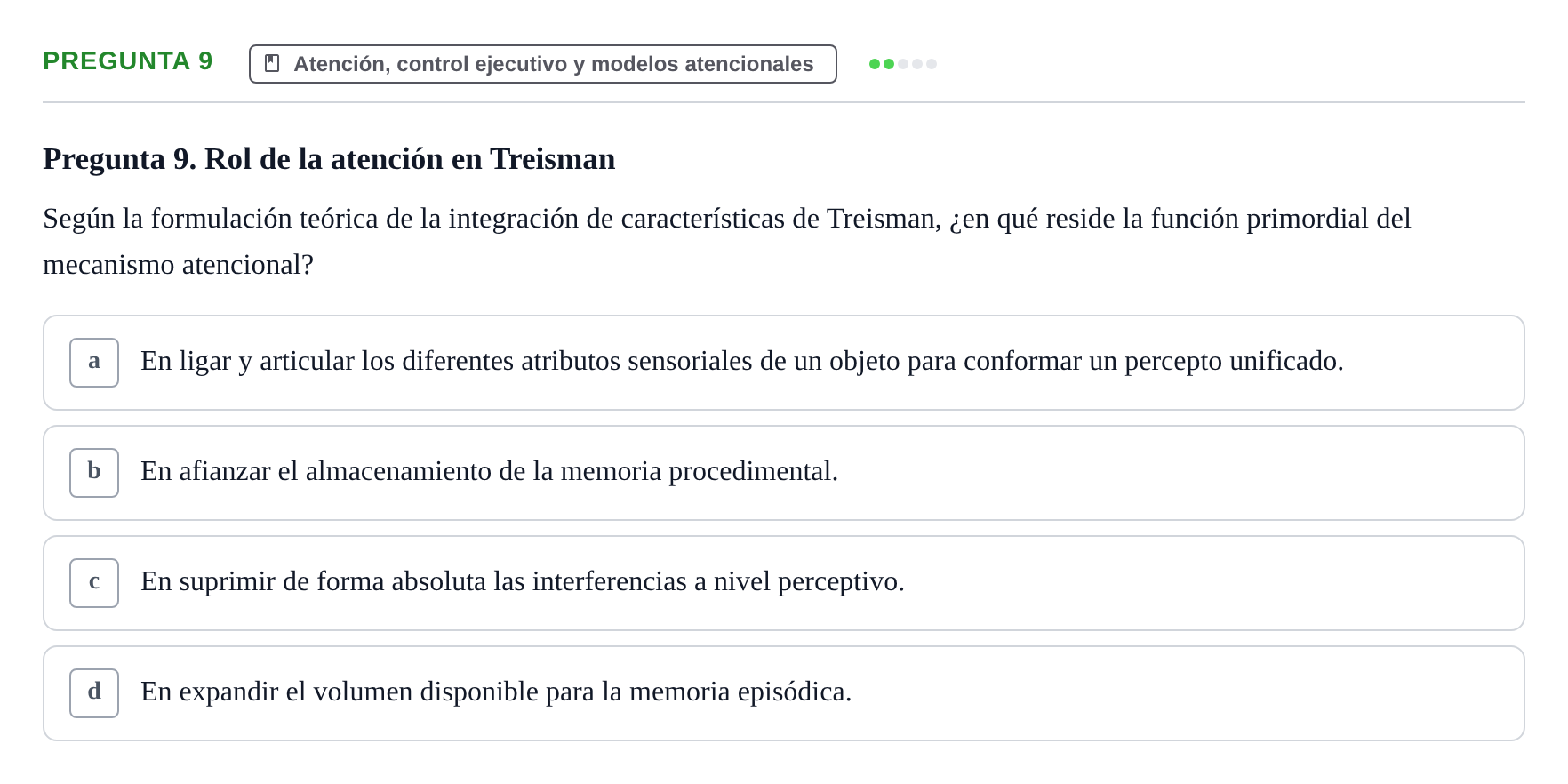 Enunciado: Pregunta 9