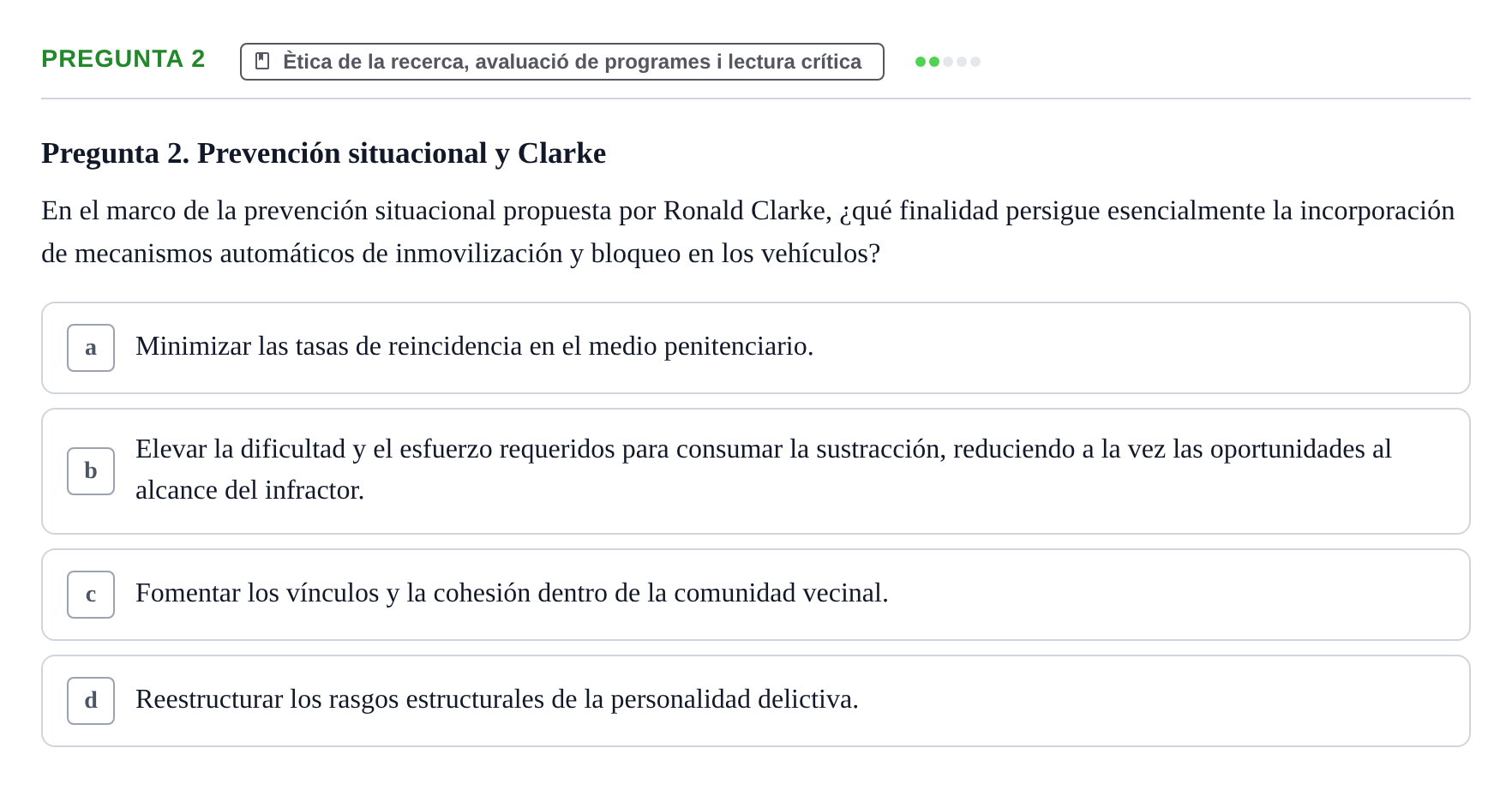 Enunciado: Pregunta 2