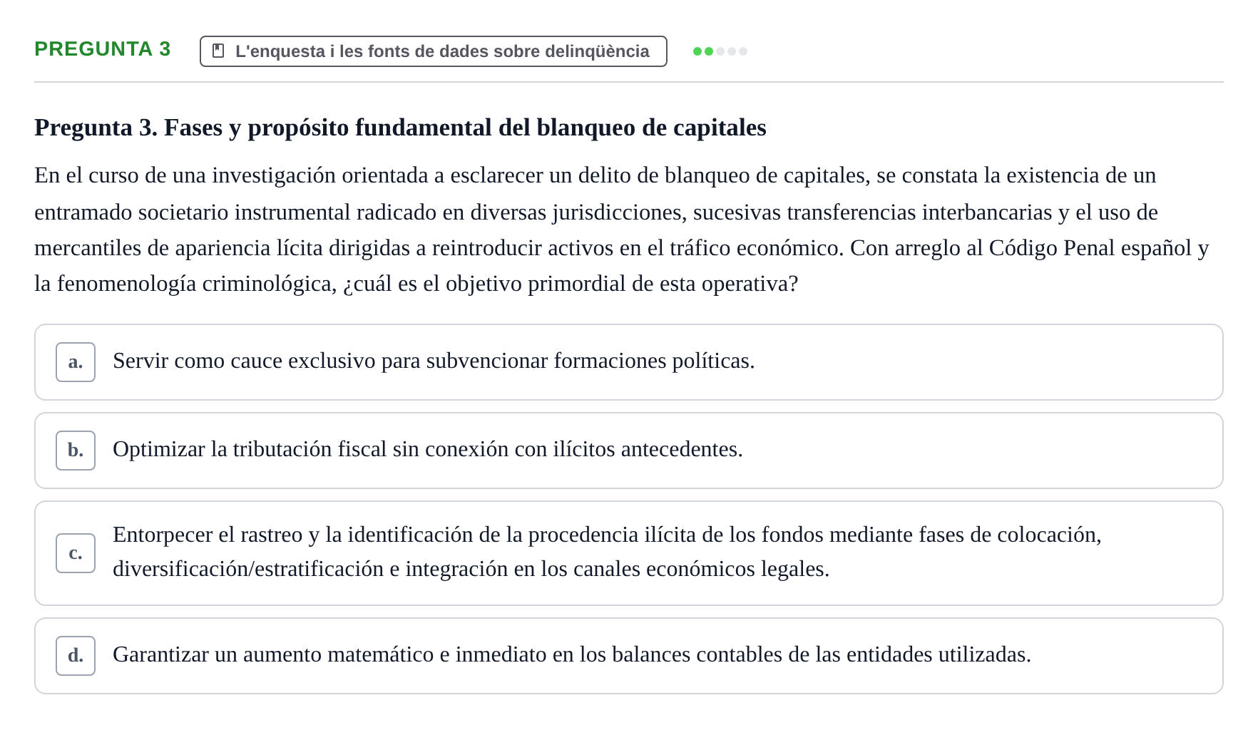 Enunciado: Pregunta 3