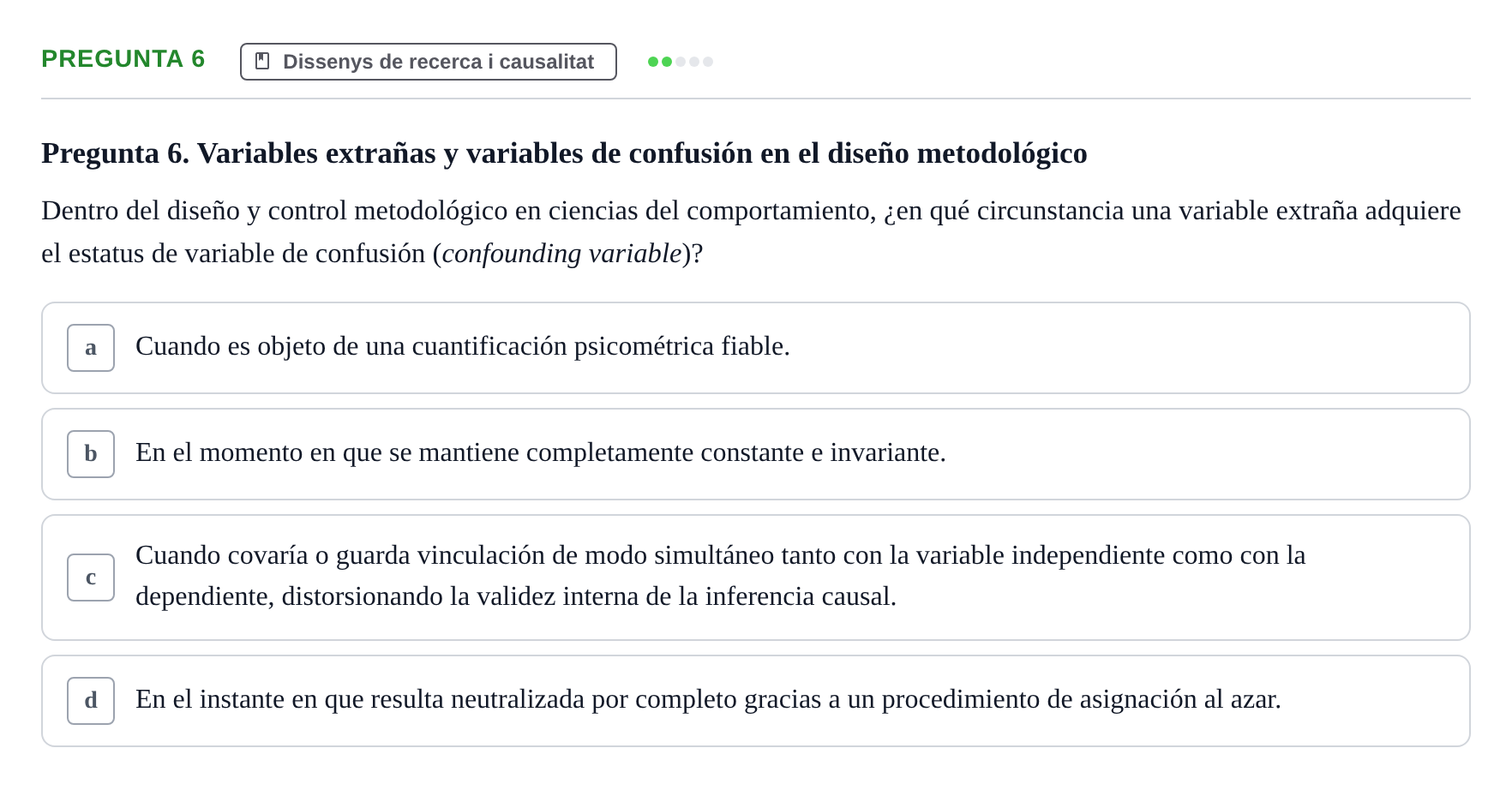 Enunciado: Pregunta 6