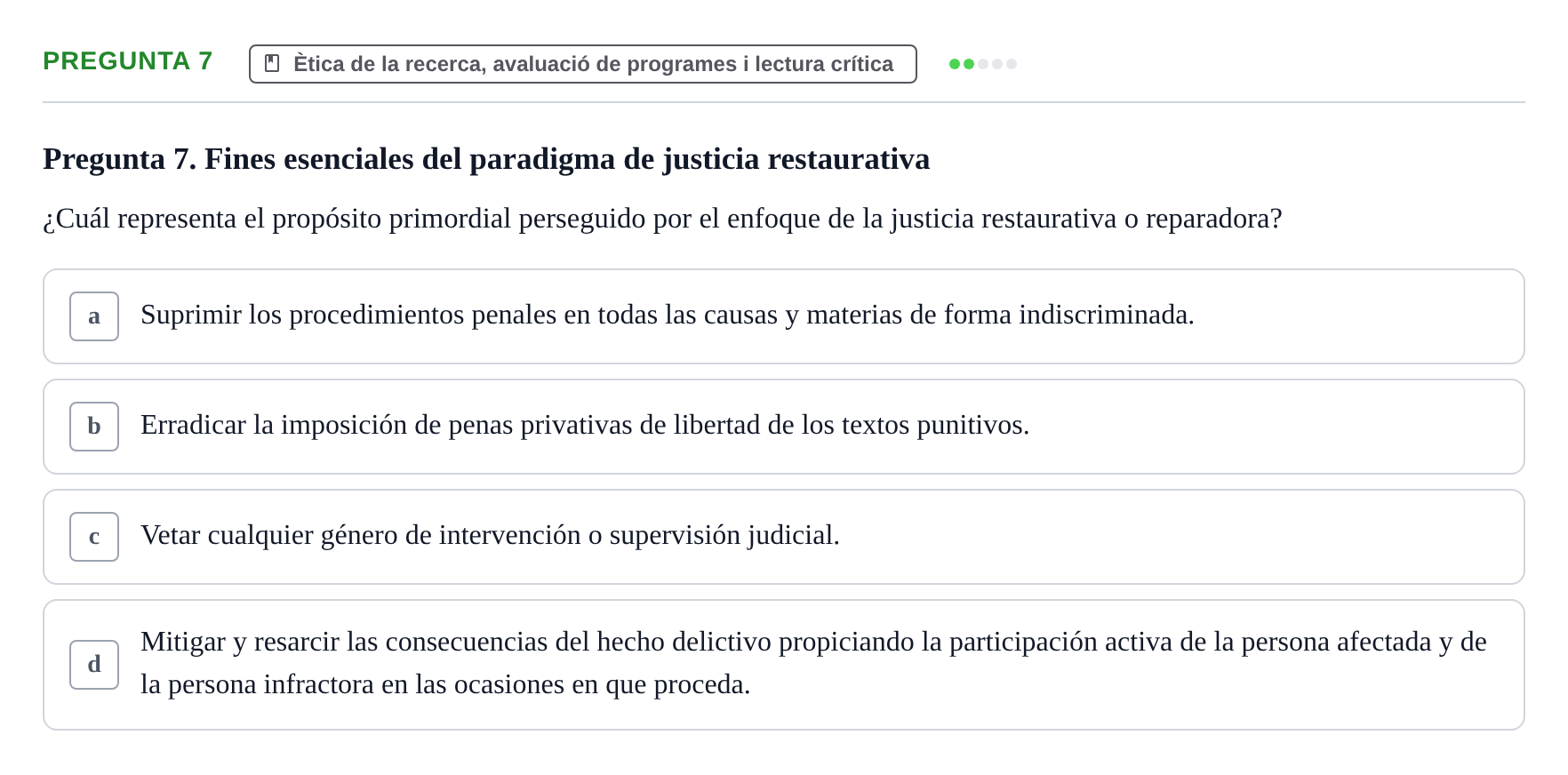 Enunciado: Pregunta 7