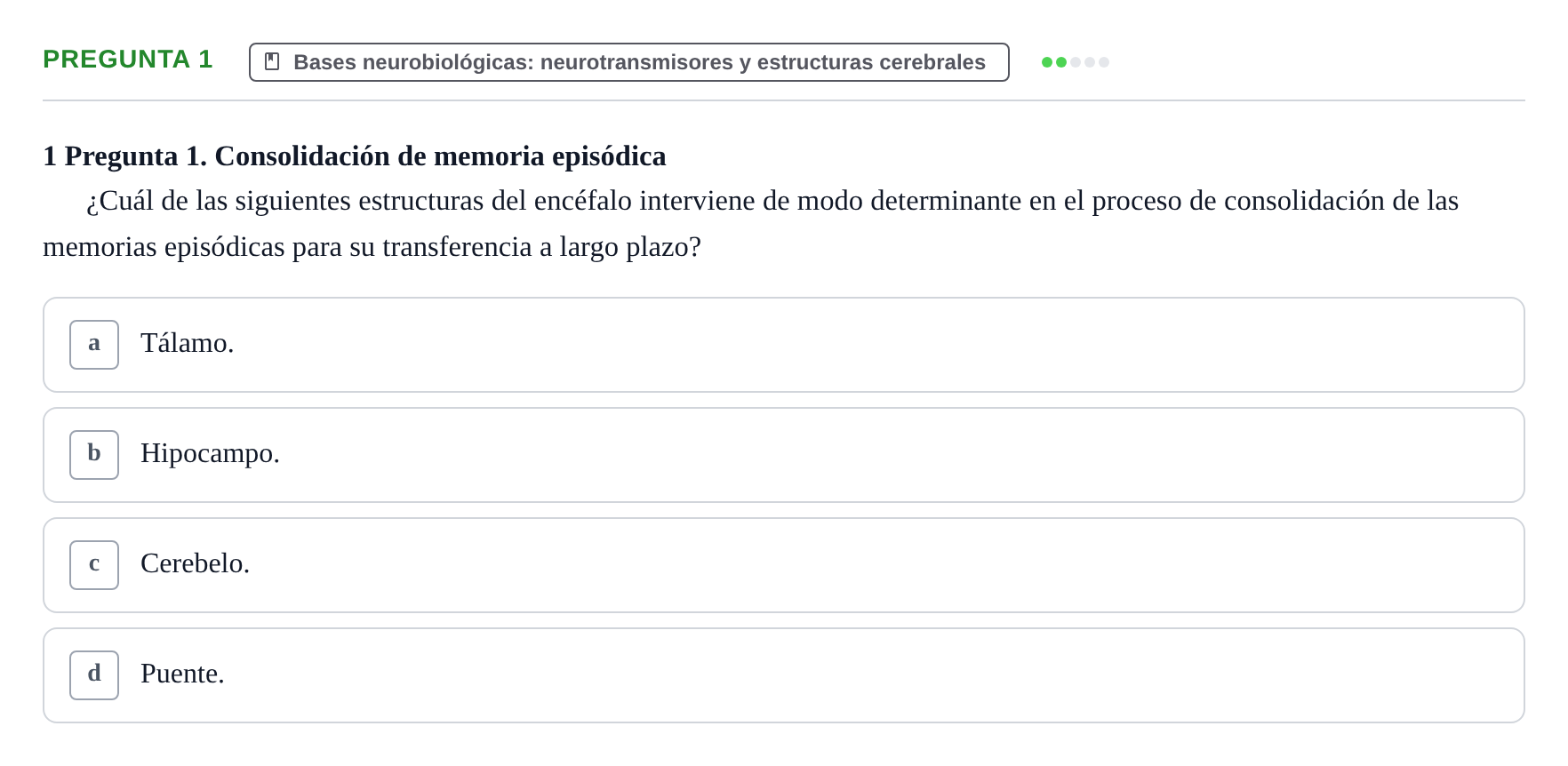 Enunciado: Pregunta 1