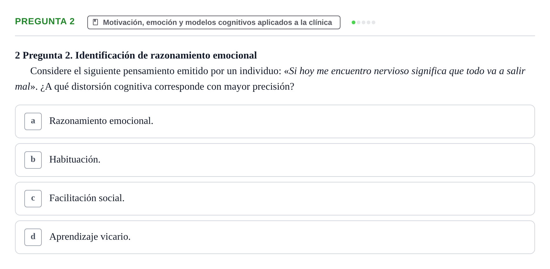 Enunciado: Pregunta 2
