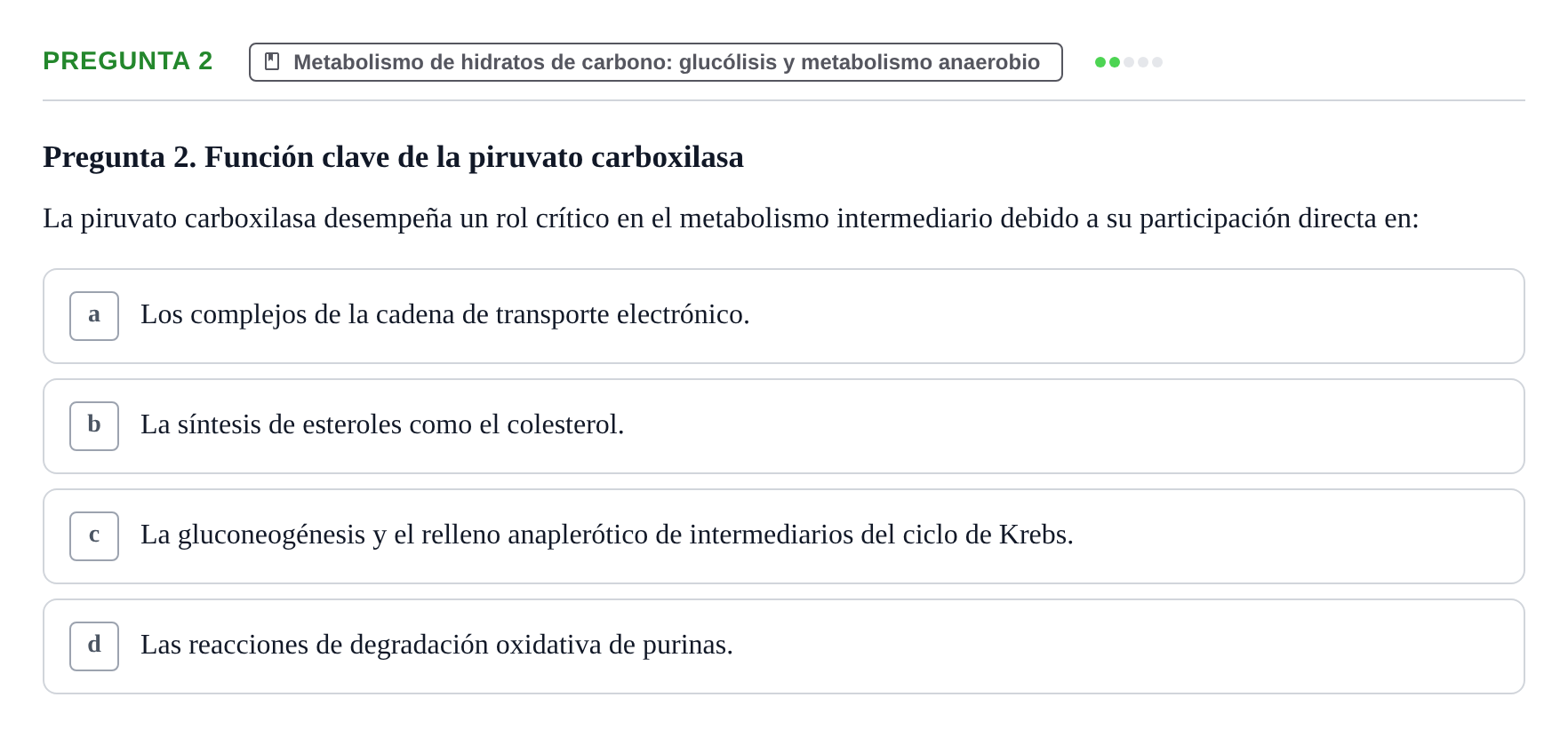 Enunciado: Pregunta 2