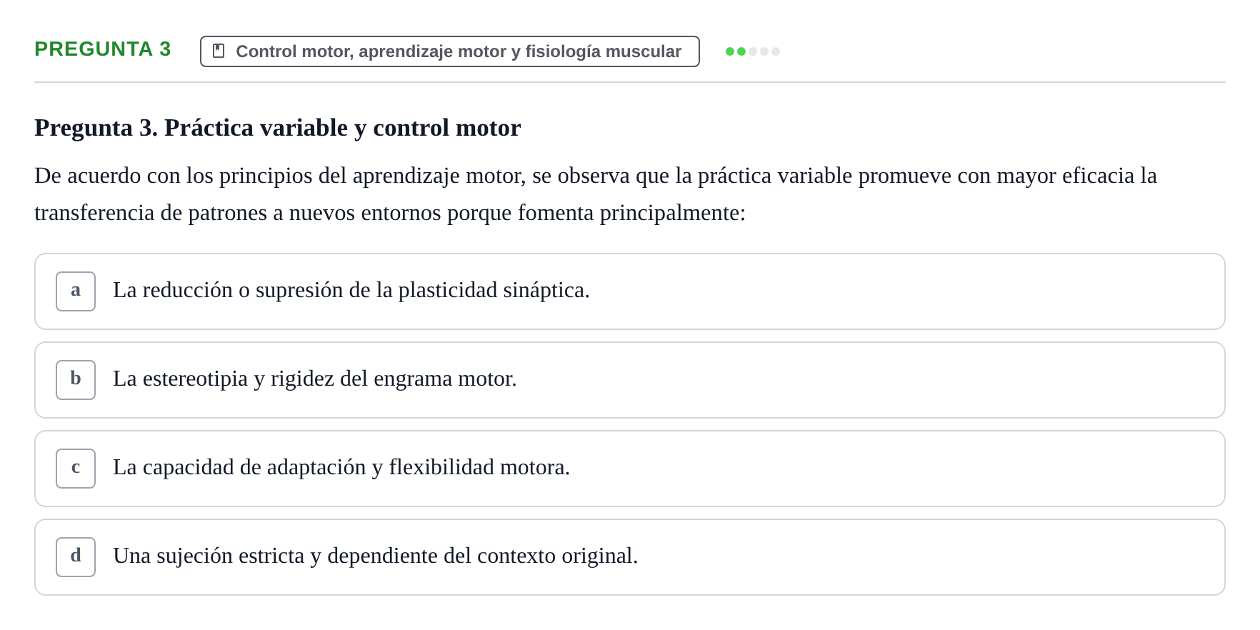 Enunciado: Pregunta 3